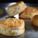 Hardee's biscuits on grey background